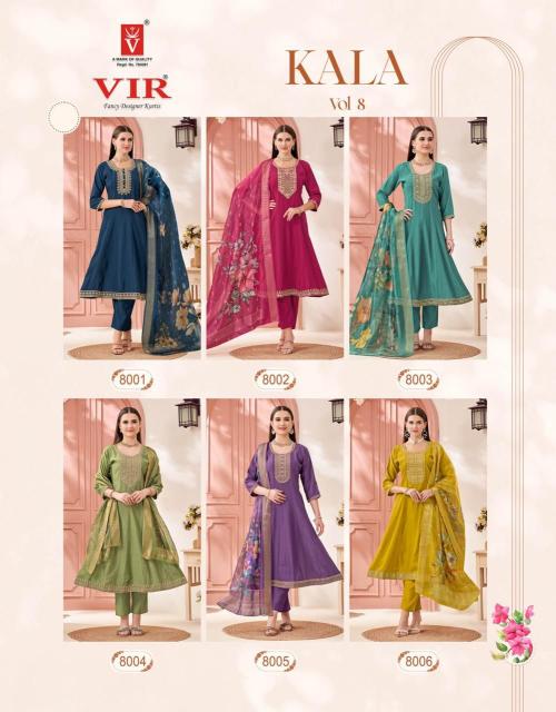 Vir kala vol 8 kurtis wholesale in mumbai